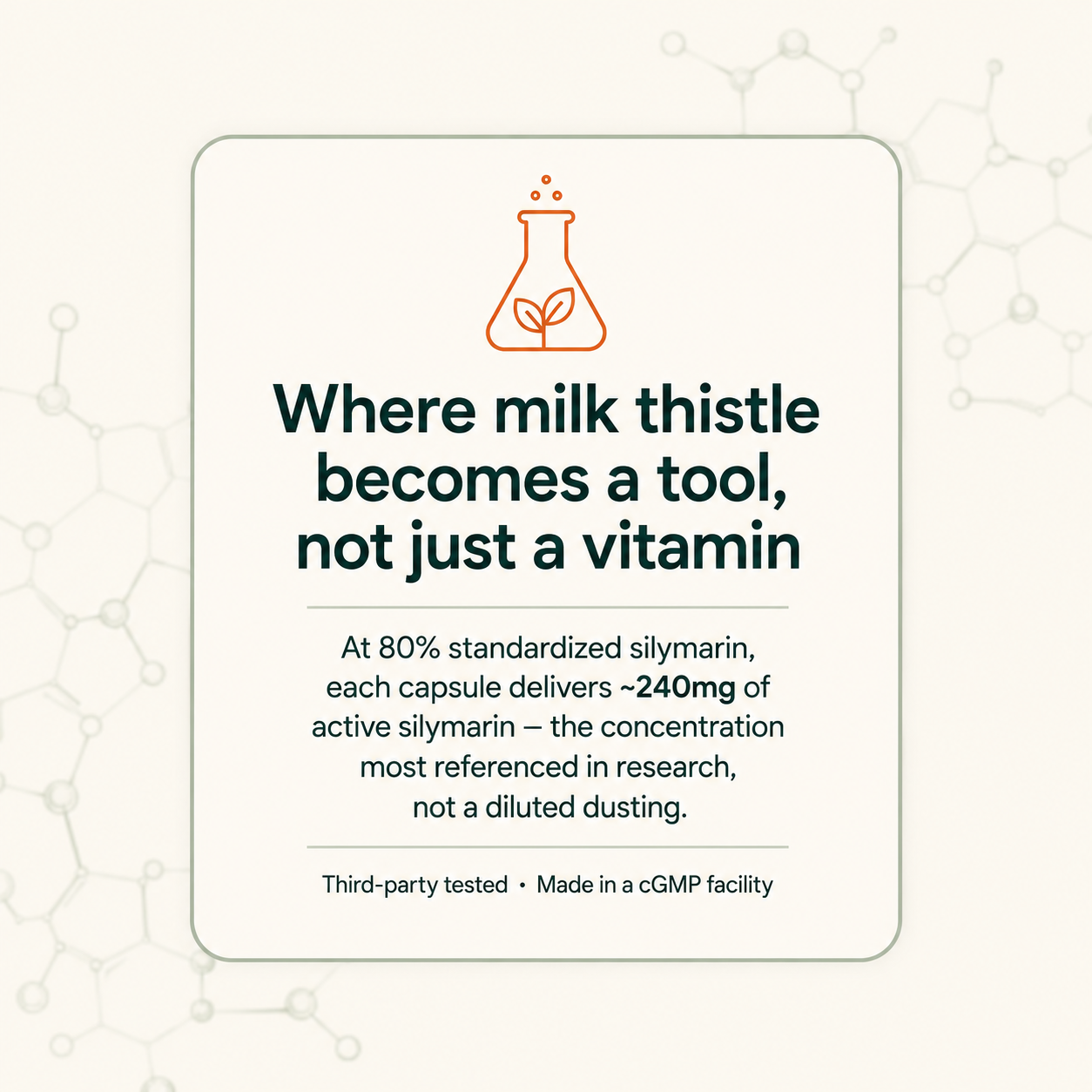 Hush Liver Reset™ — Milk Thistle 80% Silymarin Complex